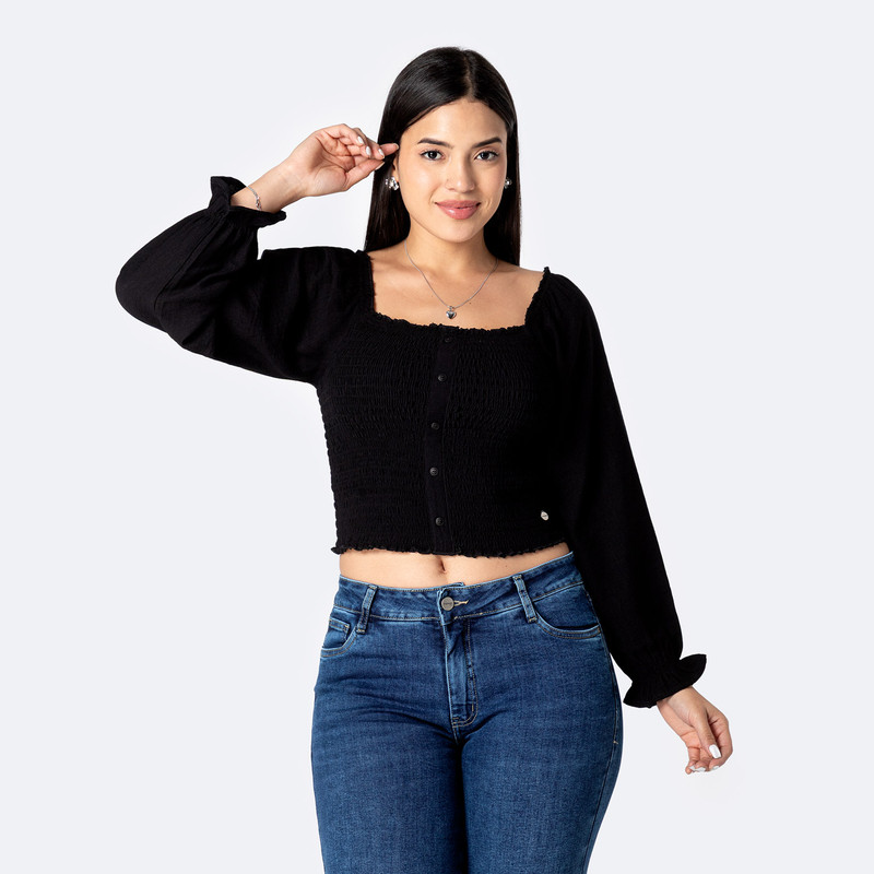 BLUSAS POPELINA MUJER BARELA - 1