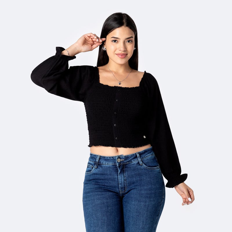 BLUSAS POPELINA MUJER BARELA - 1