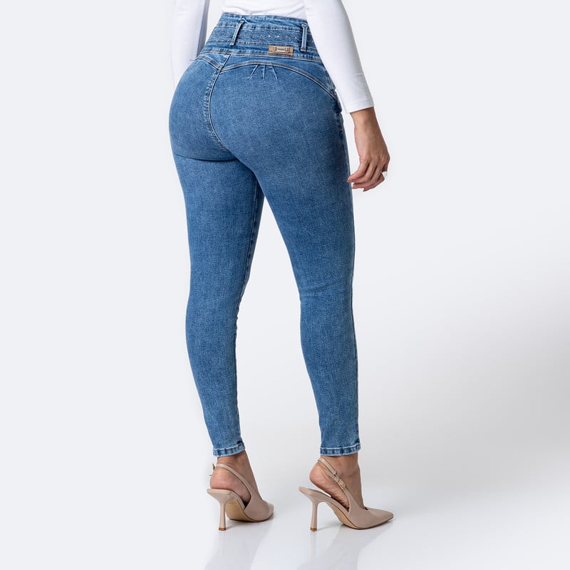 PANTALON DENIM STRETCH MUJER AURELYA - 3
