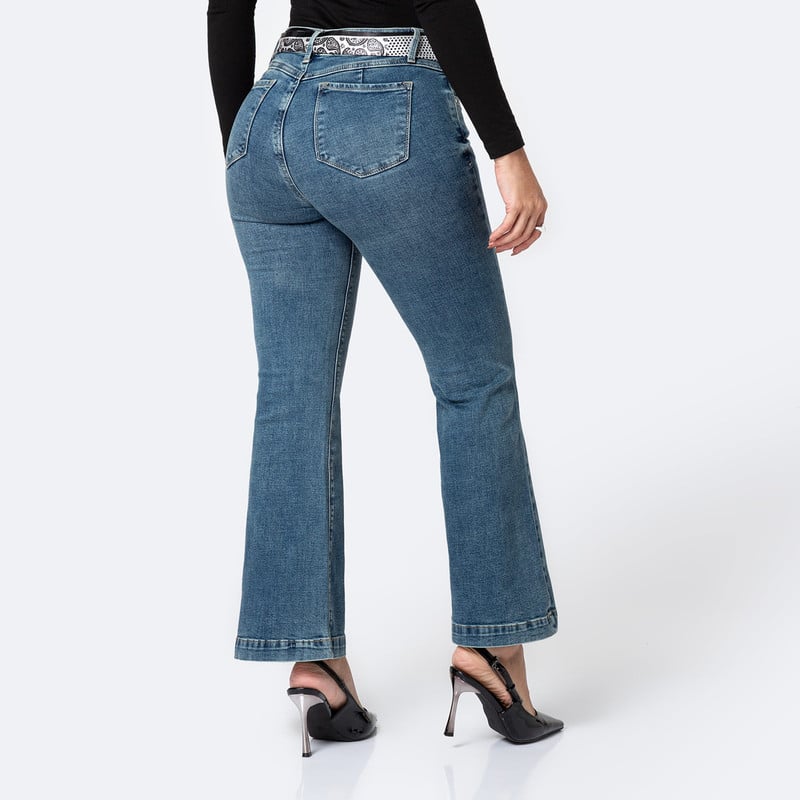 PANTALON DENIM STRETCH MUJER ROSALYE - 3