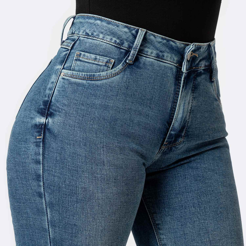 PANTALON DENIM STRETCH MUJER ROSALYE - 4