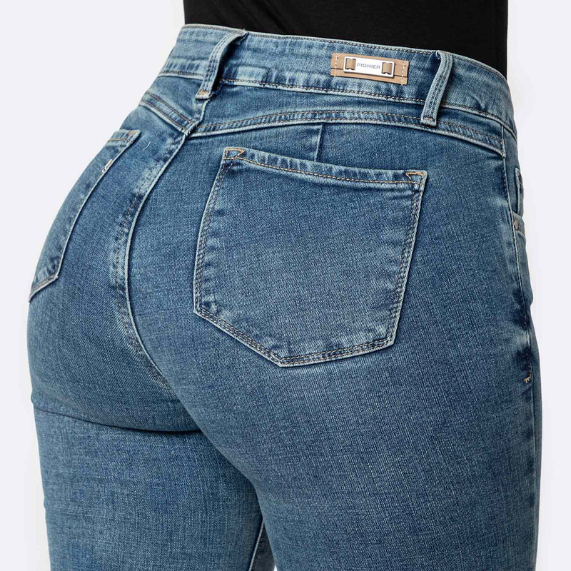 PANTALON DENIM STRETCH MUJER ROSALYE - 5