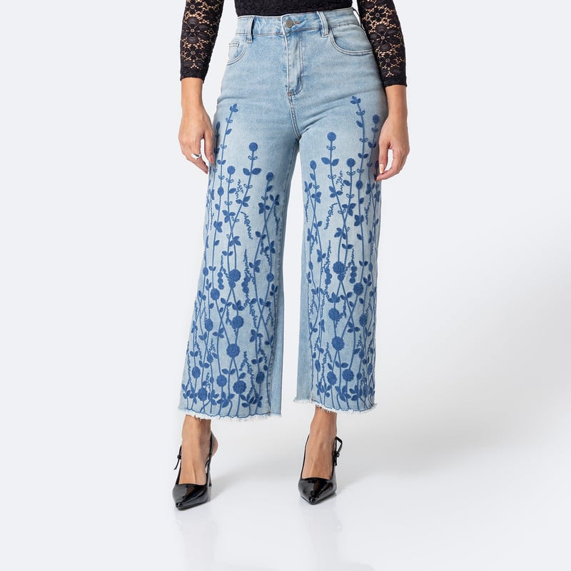 PANTALON DENIM STRETCH MUJER ETIOPIA - 1