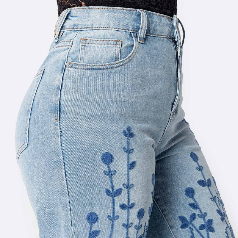 PANTALON DENIM STRETCH MUJER ETIOPIA - 4