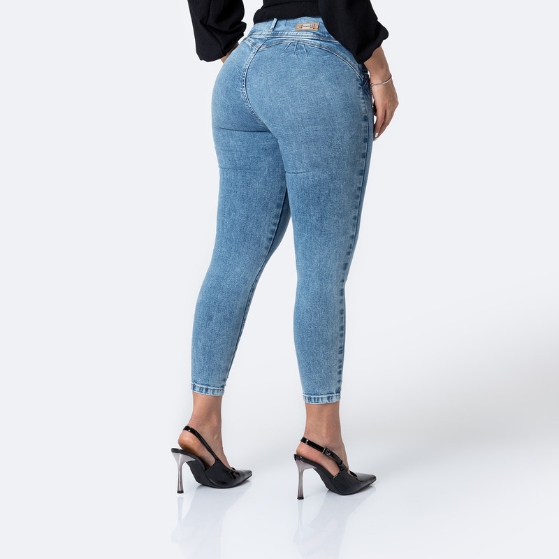 PANTALON DENIM STRETCH MUJER VIVIAMY - 3