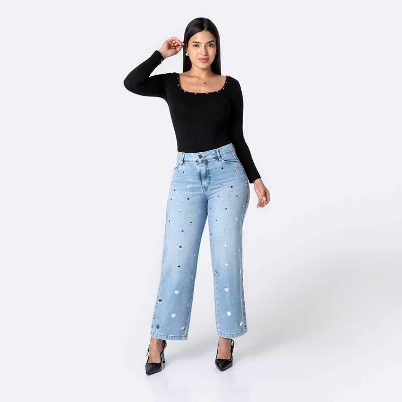 PANTALON DENIM MUJER ZIANAH-BRI - 2