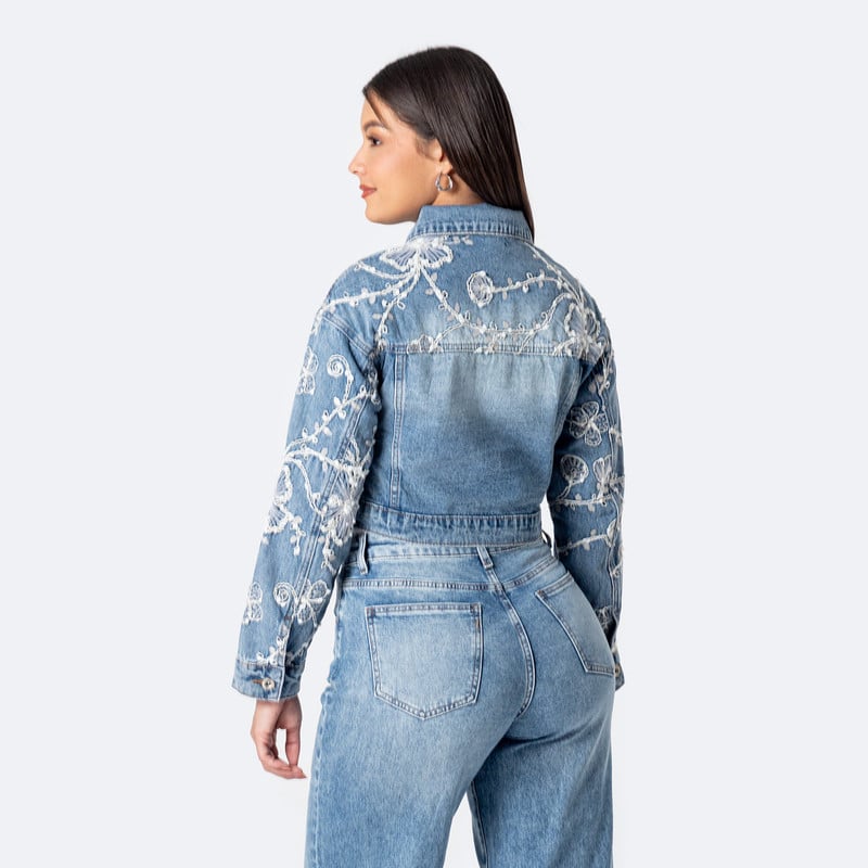 CASACA DENIM MUJER YELENNA - 3