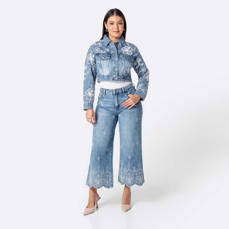 CASACA DENIM MUJER YELENNA - 5