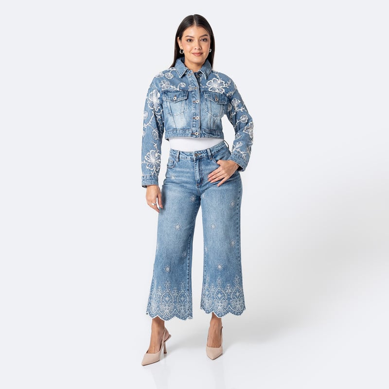 CASACA DENIM MUJER YELENNA - 5