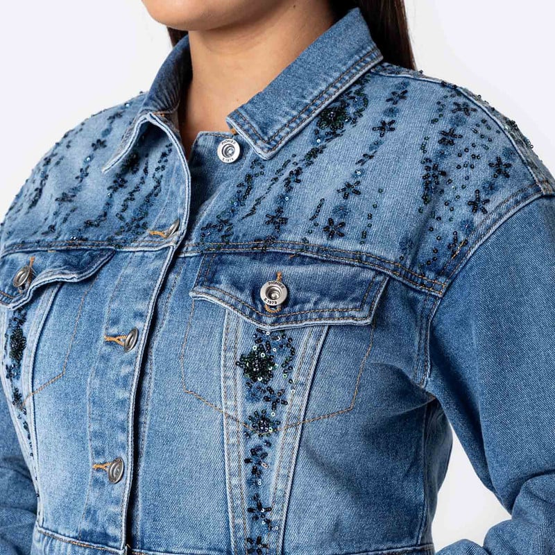 CASACA DENIM MUJER KHARENINA - 2