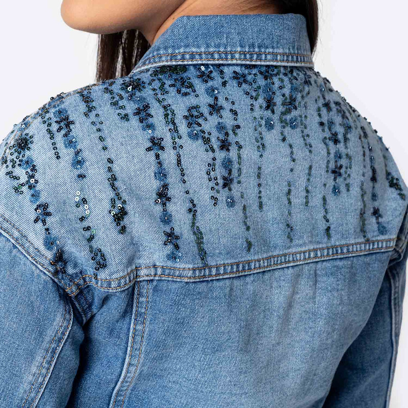 CASACA DENIM MUJER KHARENINA - 4