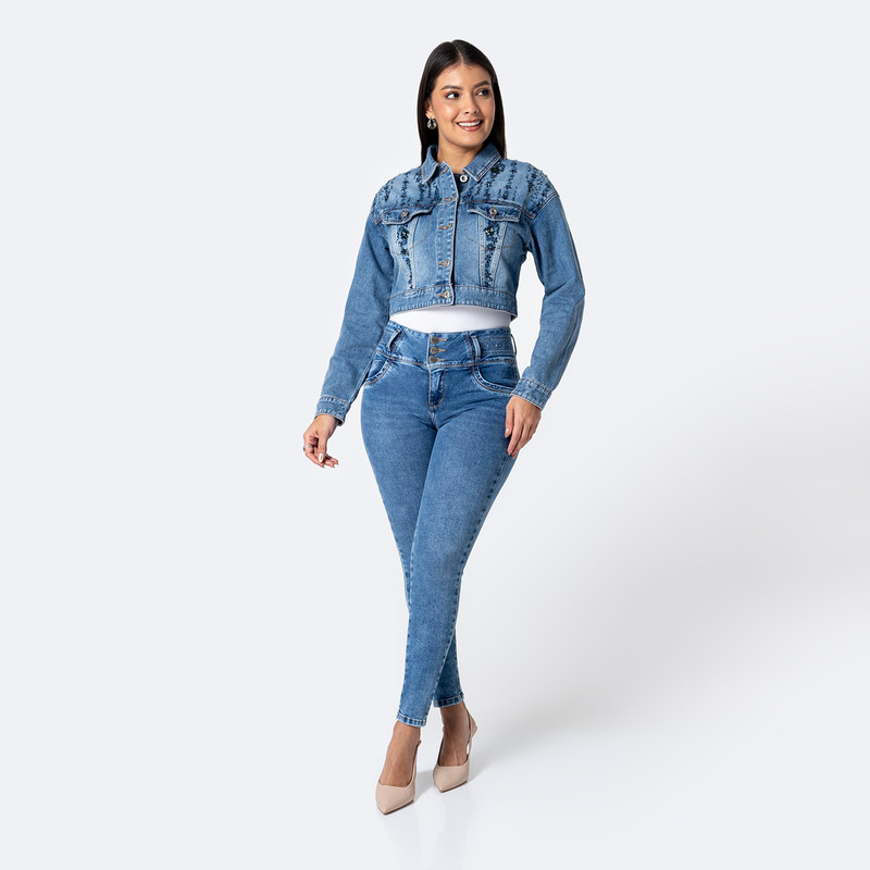 CASACA DENIM MUJER KHARENINA - 5