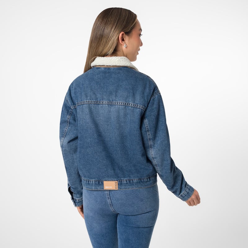 CASACA DENIM MUJER ROXE - 3