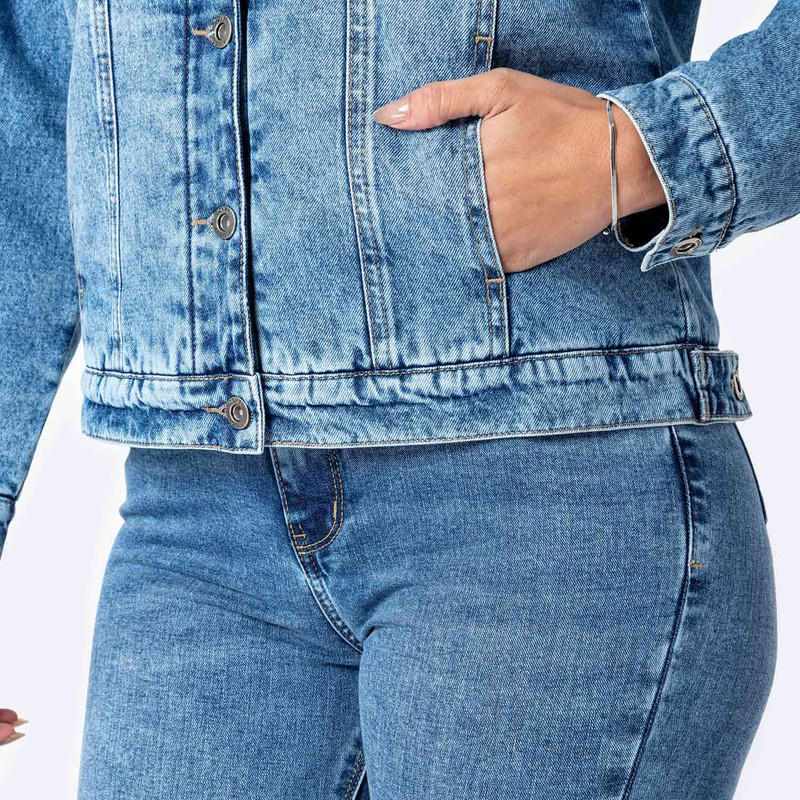 CASACA DENIM MUJER CELYTH - 4