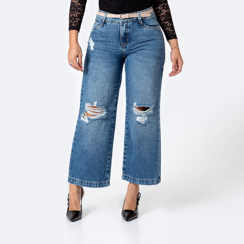 PANTALON DENIM MUJER JHOLYE - 1