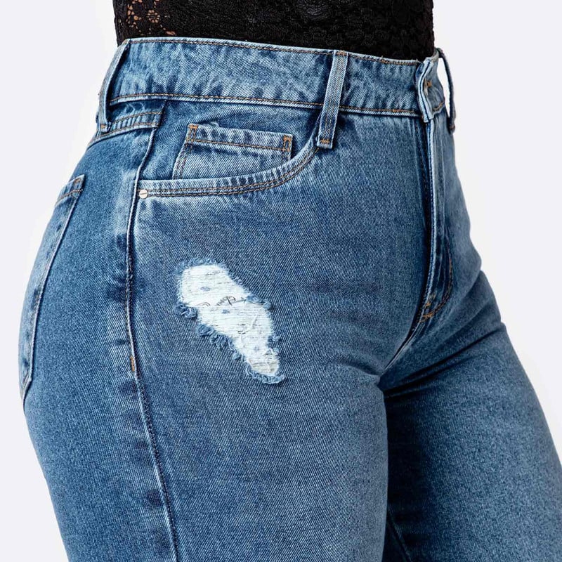 PANTALON DENIM MUJER JHOLYE - 4