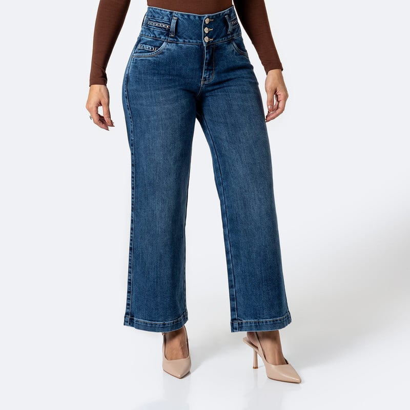 PANTALON DENIM STRETCH MUJER DANIXE - 1
