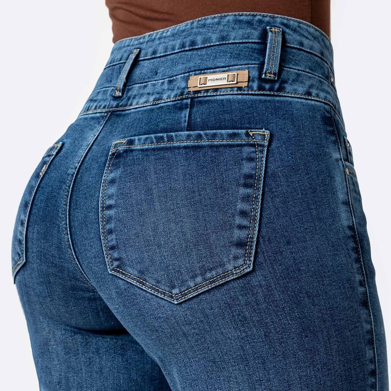 PANTALON DENIM STRETCH MUJER DANIXE - 4