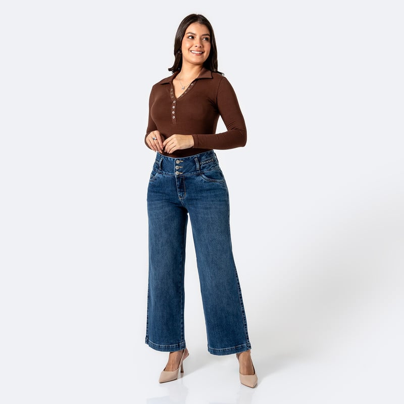 PANTALON DENIM STRETCH MUJER DANIXE - 5