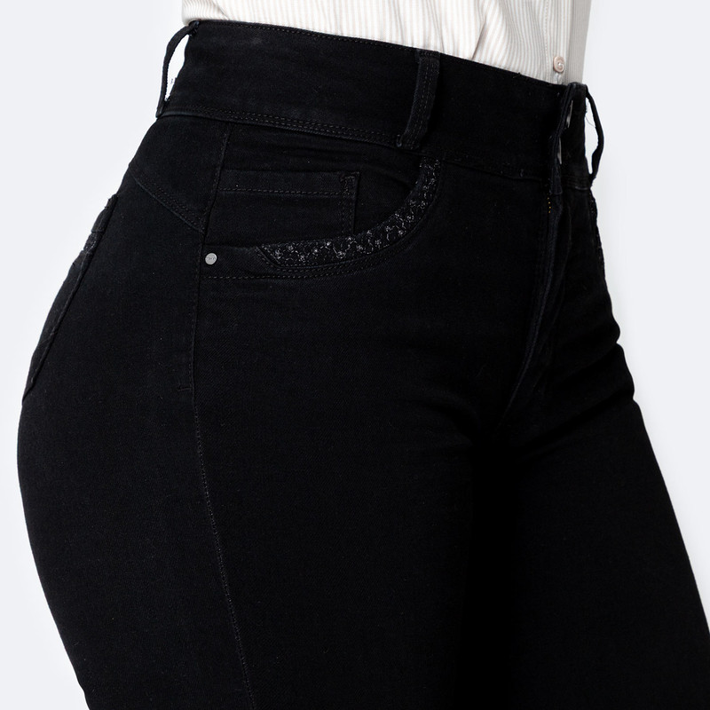 PANTALON DENIM STRETCH MUJER DANILEE - 4
