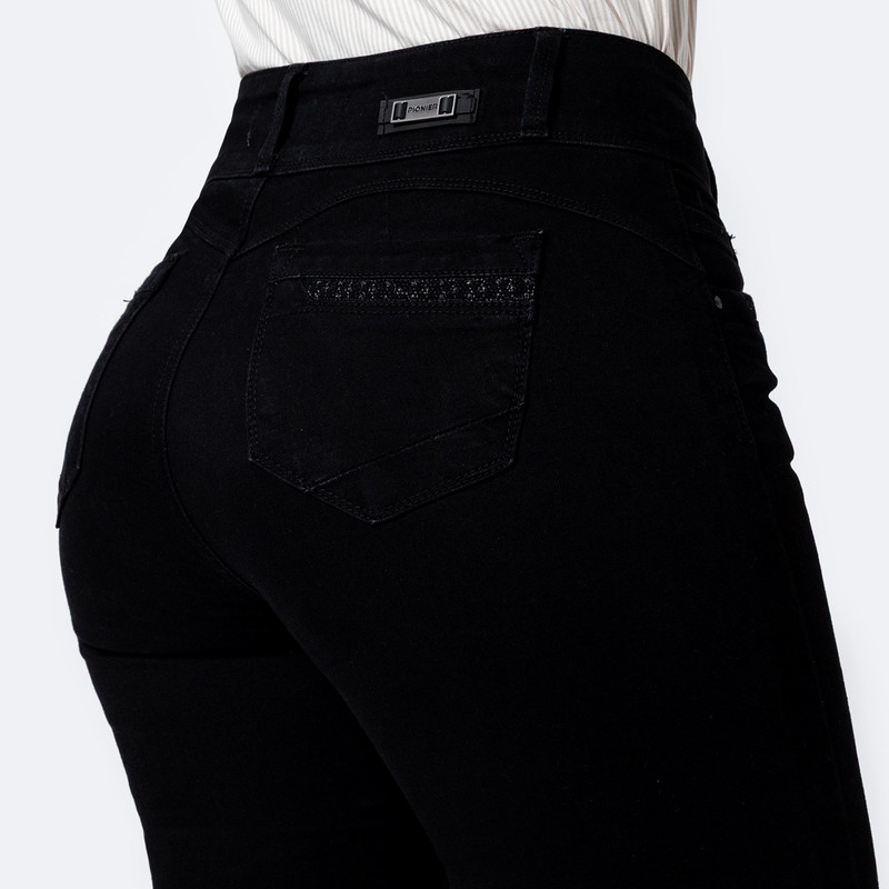 PANTALON DENIM STRETCH MUJER DANILEE - 5