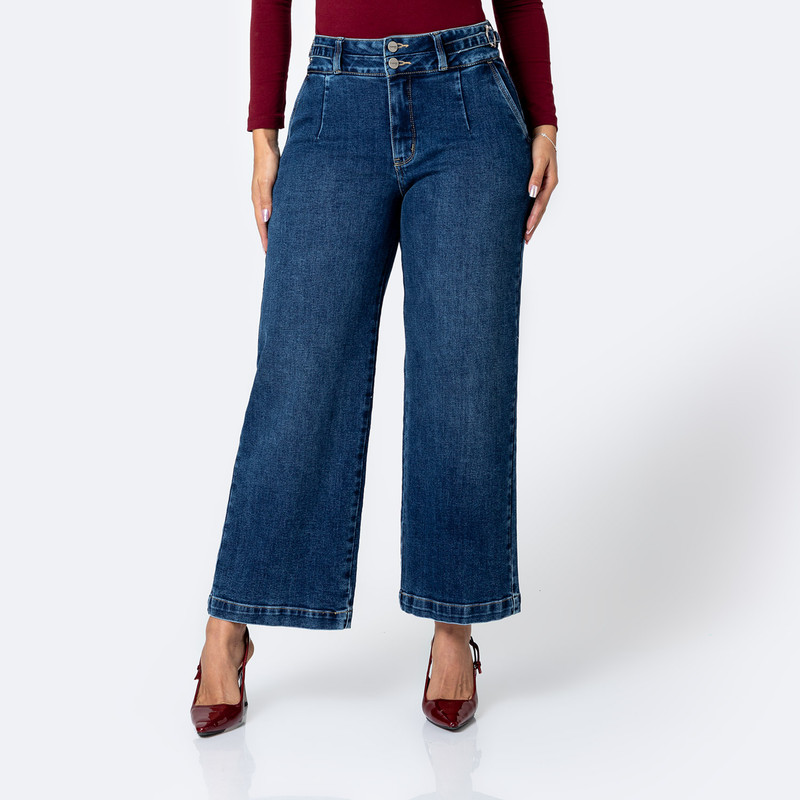PANTALON DENIM STRETCH MUJER AMELII - 1