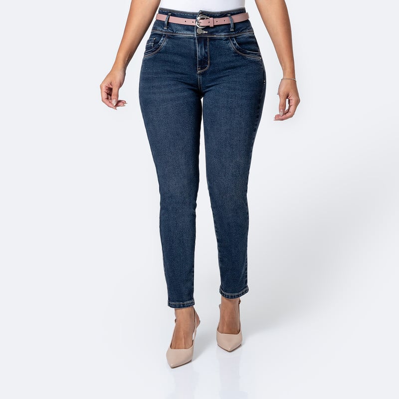 PANTALON DENIM STRETCH MUJER GEILAH - 1