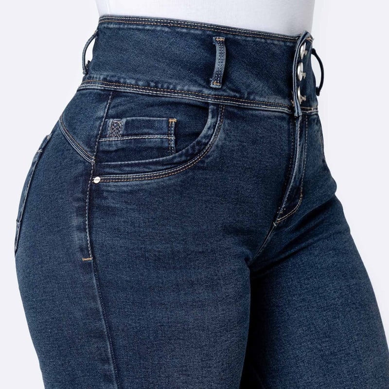 PANTALON DENIM STRETCH MUJER GEILAH - 4