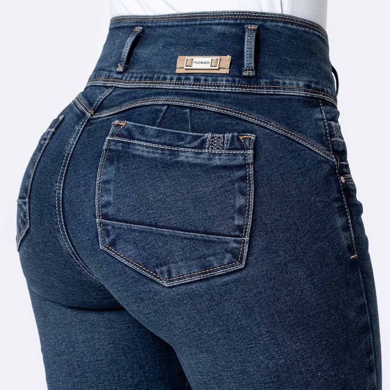 PANTALON DENIM STRETCH MUJER GEILAH - 5