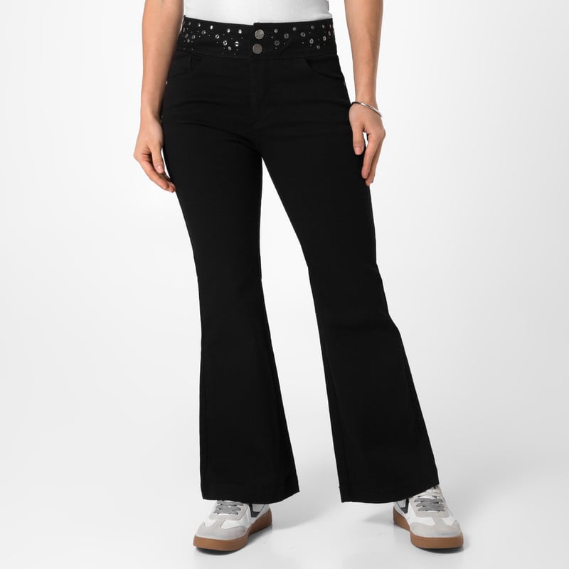 PANTALON DRILL STRETCH MUJER YLENAE - 1