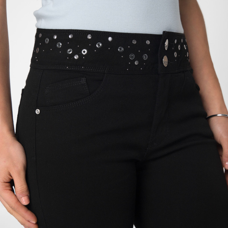 PANTALON DRILL STRETCH MUJER YLENAE - 4
