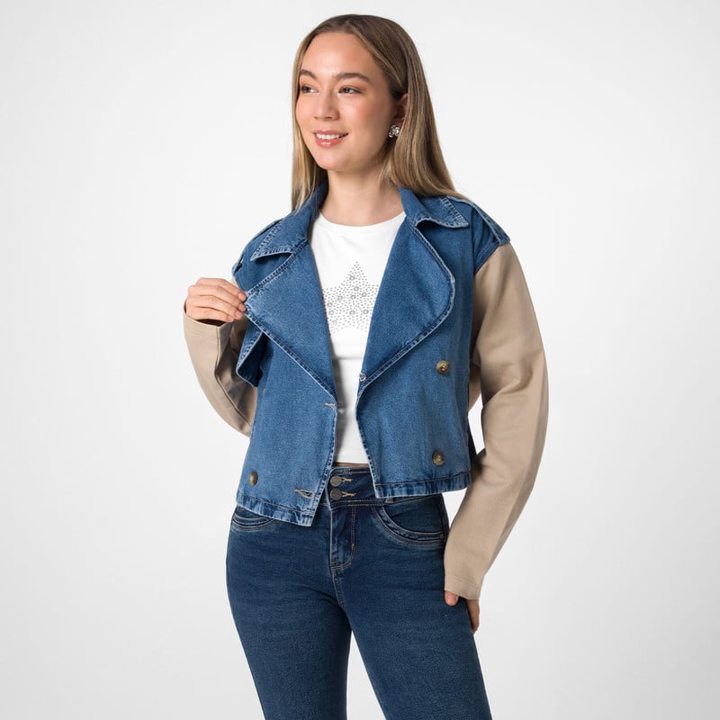 CASACA DENIM MUJER LARIN - 1