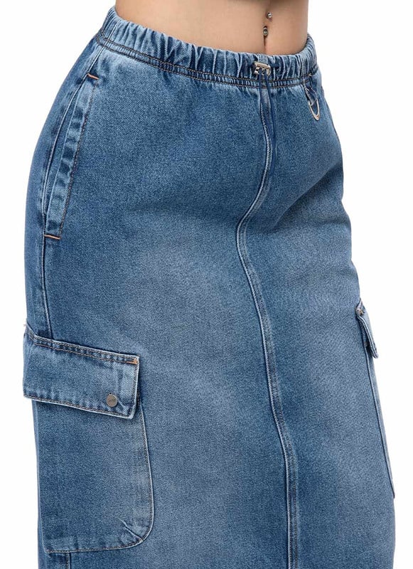 FALDA LARGA MUJER SQUEEZE CIAN NEYDI DENIM - 5
