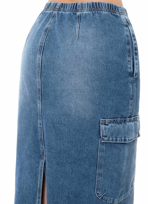 FALDA LARGA MUJER SQUEEZE CIAN NEYDI DENIM - 6