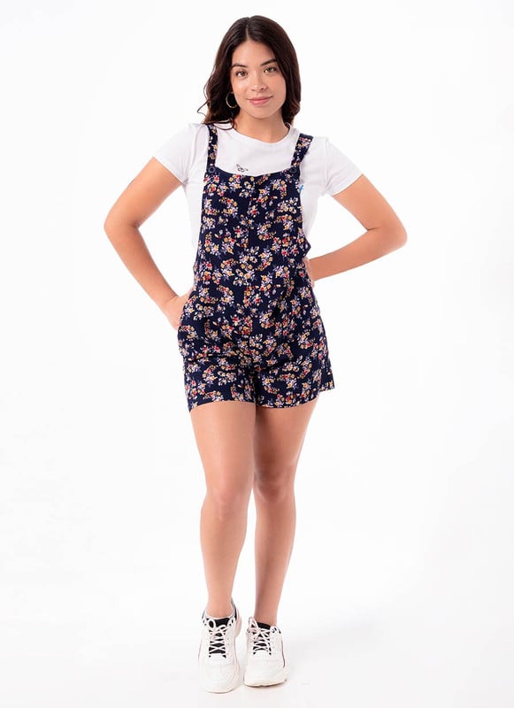 ENTERIZOS OVERSHORT POPELINA MUJER BRANHA - 1