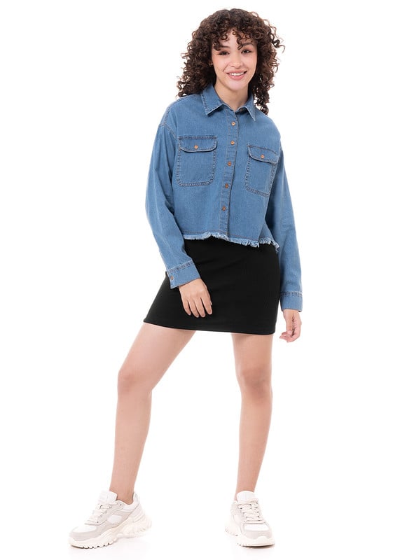 BLUSA MODA LABLY DENIM MUJER - 2
