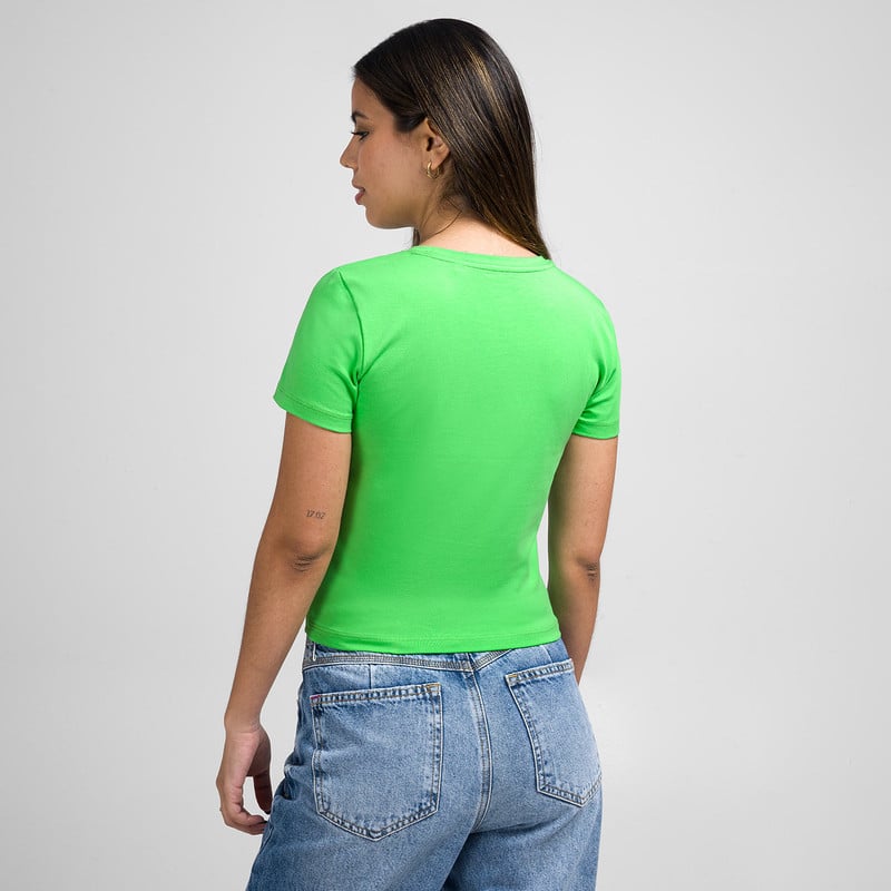 POLO MUJER SQUEEZE CROPP JERSEY FULL LYCRA - 4