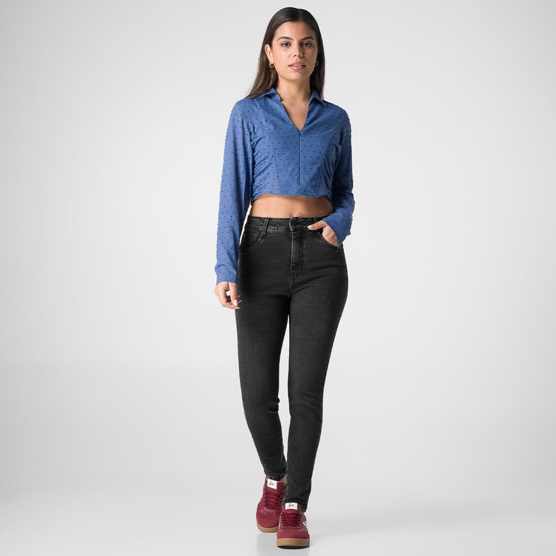 PANTALÓN MUJER SQUEEZE CLASICO DENIM STRETCH INGRID - 2