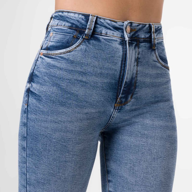 PANTALÓN MUJER SQUEEZE CLASICO DENIM STRETCH INGRID - 4