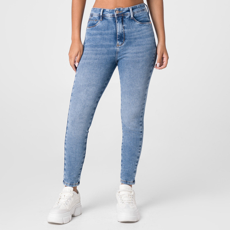 PANTALON CLASICO REBEKHA DENIM STRETCH MUJER - 1