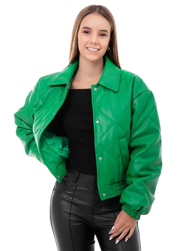 CASACA CASACA HARPHER CUERINA MUJER - 1