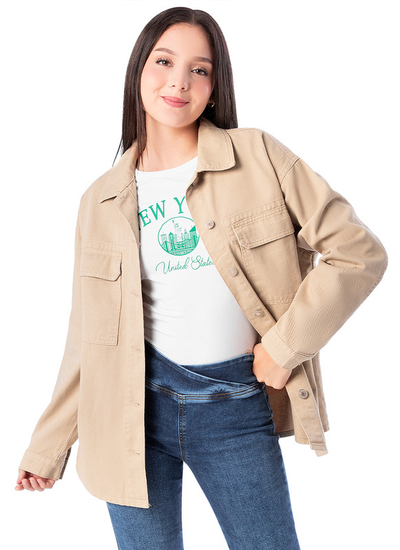 CAMISACO MUJER SQUEEZE KANDYN DRILL - 1
