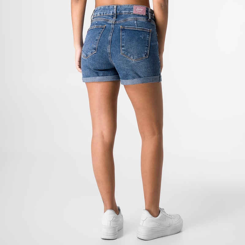 SHORT MUJER SQUEEZE HOLISA DENIM STRETCH - 3