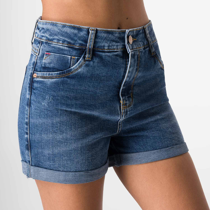 SHORT MUJER SQUEEZE HOLISA DENIM STRETCH - 4