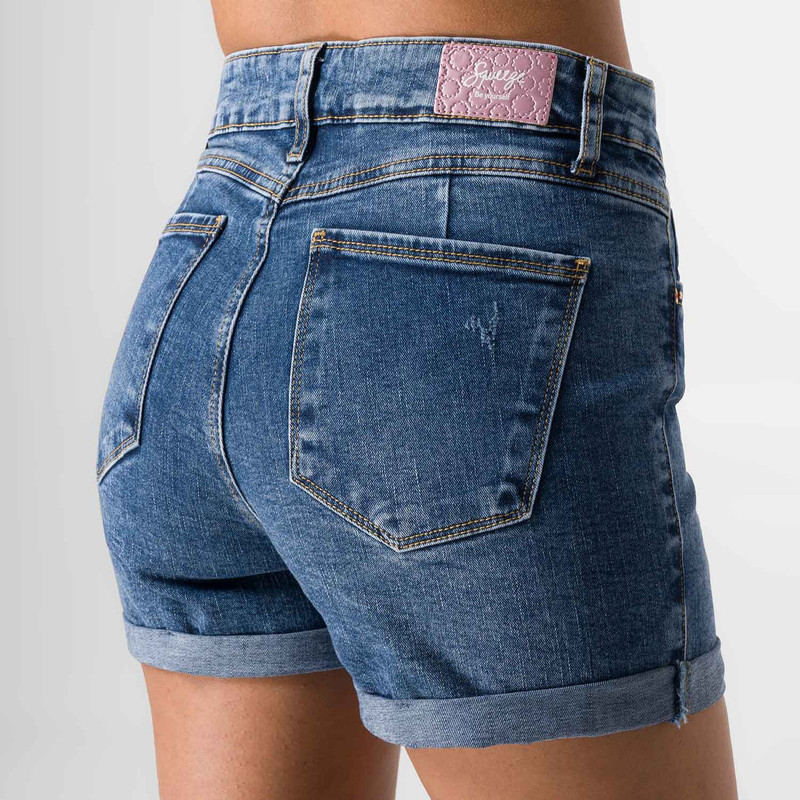 SHORT MUJER SQUEEZE HOLISA DENIM STRETCH - 5