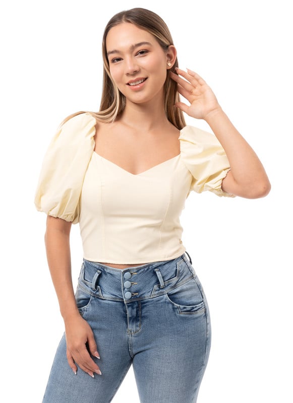 BLUSA POPELINA MUJER SQUEEZE YIPSI MODA - 1