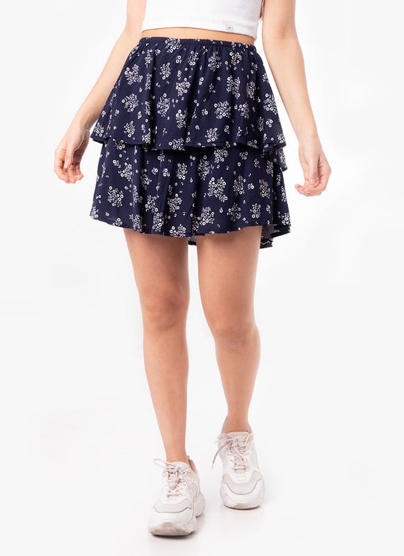 FALDA MINI SHOR DEYKI POPELINA MUJER - 1