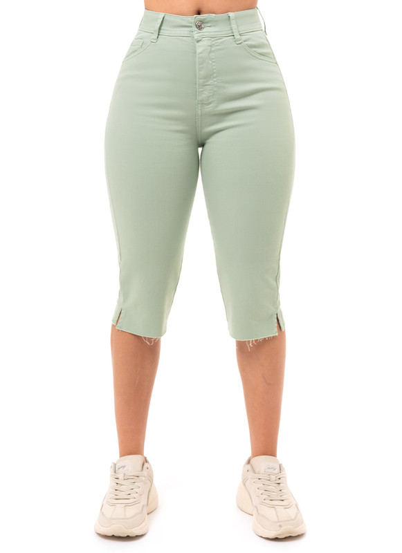SNICKER CROPPED MUJER SQUEEZE YIRAH DRILL STRETCH - 2