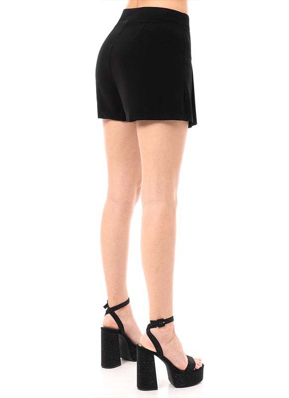 SHORT MUJER SQUEEZE NEGRO LILIU MINI SASTRE - 4