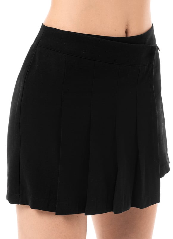 SHORT MUJER SQUEEZE NEGRO LILIU MINI SASTRE - 5